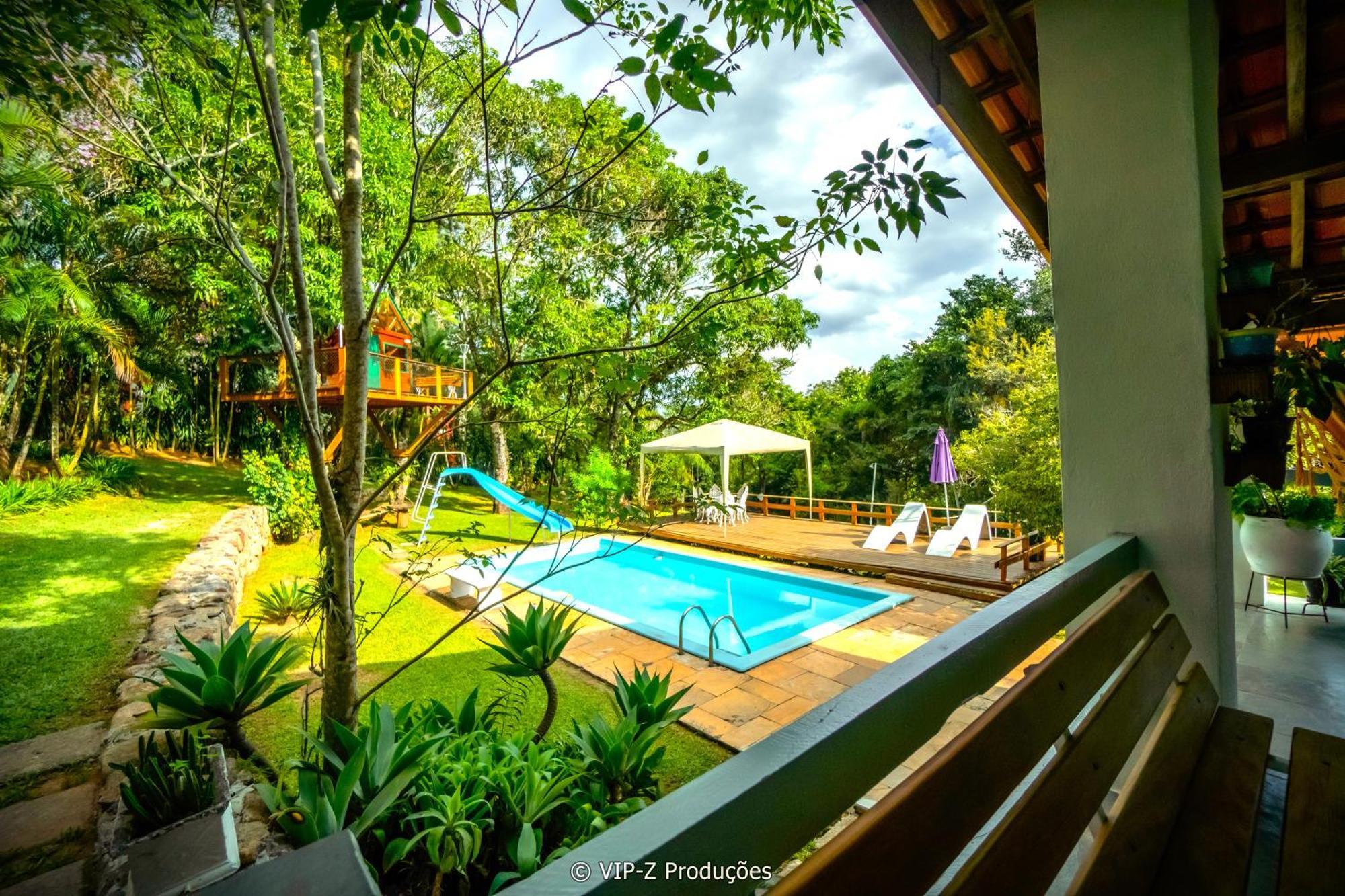 Chacara Atibaia Com Casa Na Arvore エクステリア 写真
